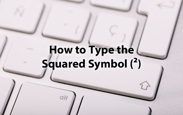 type squared symbol excel for mac