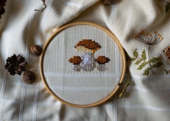 Stitching Cross Stitch
