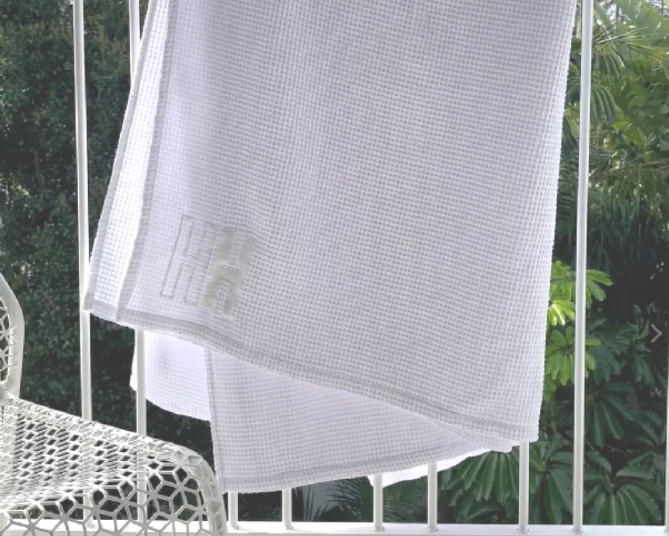 cotton waffle weave blanket